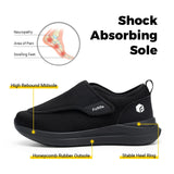 Extra Wide Slip-On Diabetic (Swollen Feet) Pain Relief Shoes for Elderly