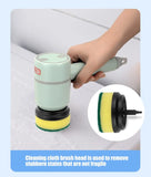 Multi-functional Rechargeable Electric Scrubber Cleaning Brush
