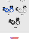 Ergonomic Silicone Noise-Reducing Reusable Waterproof Earplugs