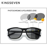 KINGSEVEN Aluminum Frame Polarized Photochromic UV-400 Sunglasses