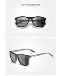 KINGSEVEN Aluminum Frame Polarized Photochromic UV-400 Sunglasses