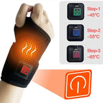 HotCare Universal Therapeutic Pain Relief & Support USB-Heated Wrist Guard