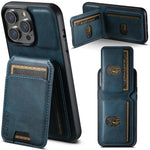 Magnetic 3in1 Leather Wallet with Built-In Kickstand iPhone Case