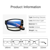 Folding Anti-blue Light Reading Glasses With Case