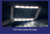 Rechargeable HD x4 Folding Elderly Reading Magnifier with LED Lights