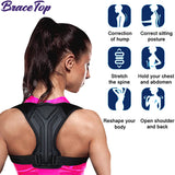 Adjustable Back Neck & Shoulders Posture Brace Corrector