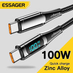 Essager Super Fast PD 100W/5A Type-C Charging Cable with Smart LED Display