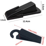 Multi-Purpose Silicone Drill-Free Door Bumper with Self-Adhesive Door Case (2 pcs set)