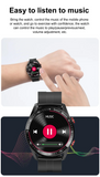 Bluetooth IOS & Android Smart-Watch with Blood Pressure & Health Monitoring (ECG+PPG)