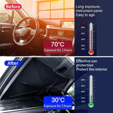 Pull Ring Smart Design Car Windshield Sunshade Umbrella