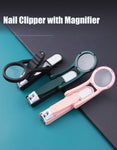 Anti-Splash Nail Clipper With Magnifying Glass For The Elderly