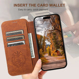 Wallet iPhone Case Compatible with MagSafe Magnetic Wireless Charging