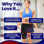 Pro-Fit Hip & Thigh Targeted Compression Hamstring & Sciatica Relief Support Brace