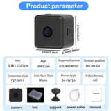 Magnetic Wireless Rechargeable Remote Monitor Smart HD Mini WIFI Camera