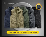 Casual Thermal Double-Sided Wear Multi-Pocket Men's vest