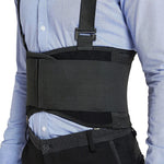 Adjustable Heavy Lifting Medical Lumbar Support Belt with Removable Suspenders