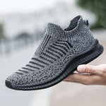 Slip-on Breathable Laceless Lightweight Anti-slip Walking Shoes