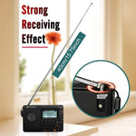 Rechargeable Shortwave FM AM SW Radio / USB Recorder / Speaker