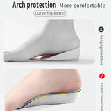 Height Increase Arch Support Memory Foam Orthopedic Insoles