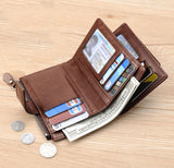 RFID Blocking Large Capacity Men's Wallet