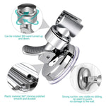 Universal Suction Cup Adjustable Shower Head Holder (2pcs)