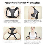 Adjustable Back Neck & Shoulders Posture Brace Corrector