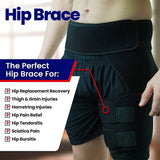 Pro-Fit Hip & Thigh Targeted Compression Hamstring & Sciatica Relief Support Brace