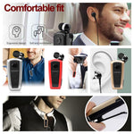 Collar Clip Retractable Vibrating Bluetooth Earphone