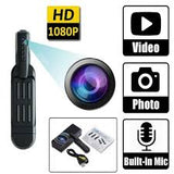 Full HD 1080P Night Vision & Motion Detection Clip-On Spy Video Camera