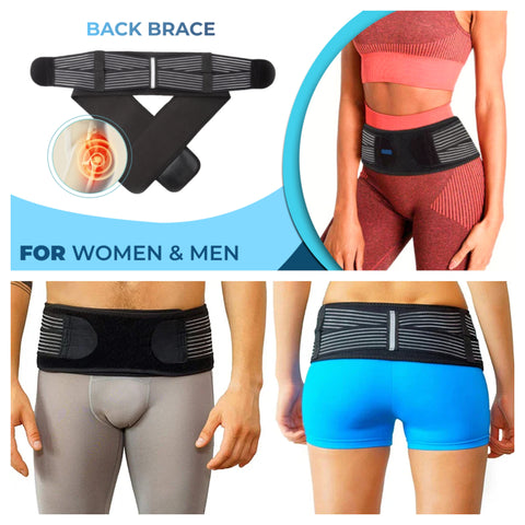 Sacroiliac SI Joint Hip & Lower Back Pain Relief Support Brace