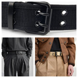 Double Needle Buckle Breathable Woven Ultra-Durable Belt