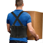 Adjustable Heavy Lifting Medical Lumbar Support Belt with Removable Suspenders