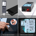 Micro-Size Smart Digital Laser USB Charge Rangefinder Meter