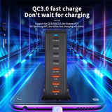 Super Fast Charge 268W GaN Technology 8 In 1 Intelligent Charging Dock