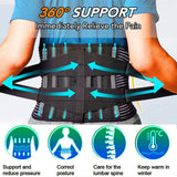 Lower Back Memory Aluminum Pain Relief Spine Lumbar Support Belt