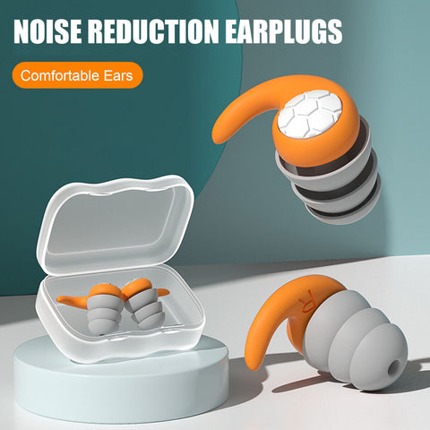 Triple-Layer Noise-Blocking Silicone Seal Isolation Earplugs