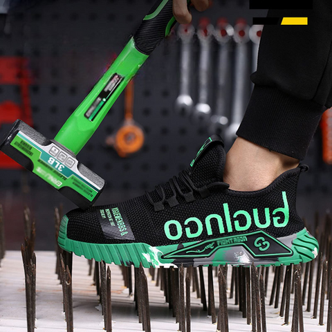 Indestructible Puncture & Smashing Proof Work Safety Shoes