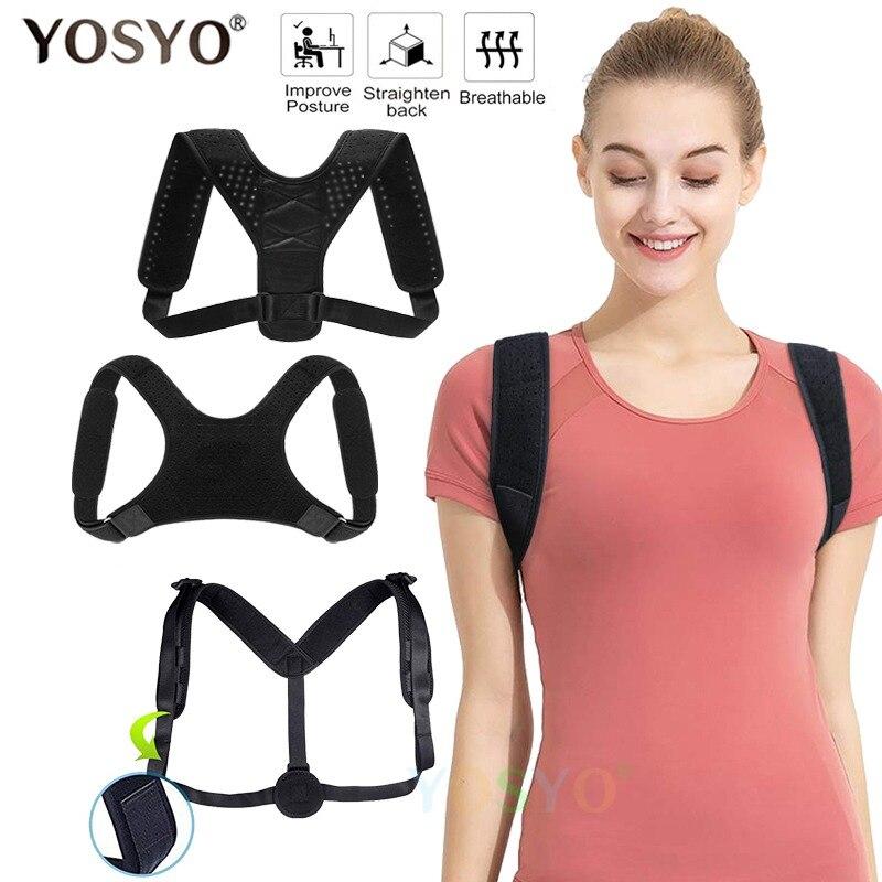 YOSYO™ Back/Shoulder Posture Support Brace - Indigo-Temple