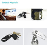 2 in 1 -Bottle Opener Keychain USB Charge Cable for iPhone & Andro - Indigo-Temple