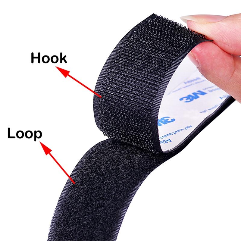 Strong Self Adhesive Velcro Tape (Hook + Loop) – Indigo-Deals