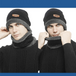 WindWarrior™ Wool Hat and Scarf Winter  Set - Indigo-Temple