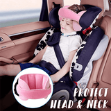 Sweetdreams™ Child Car Seat Head Support - Indigo-Temple