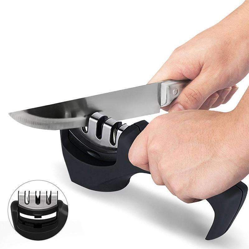 3 Stage Pro Knife Sharpener - Indigo-Temple