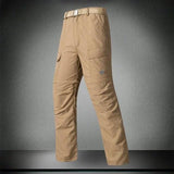Quick Dry Detachable Cargo Pants + Belt - Indigo-Temple