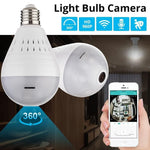 Wireless 360° LED Bulb Hidden IP/wifi Security Camera - Indigo-Temple