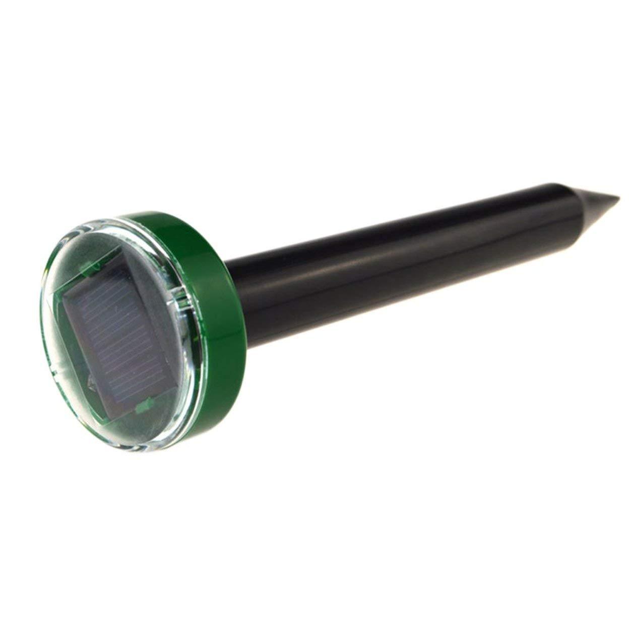 Solar-Powered Ultrasonic Garden Pest Repellent - Indigo-Temple