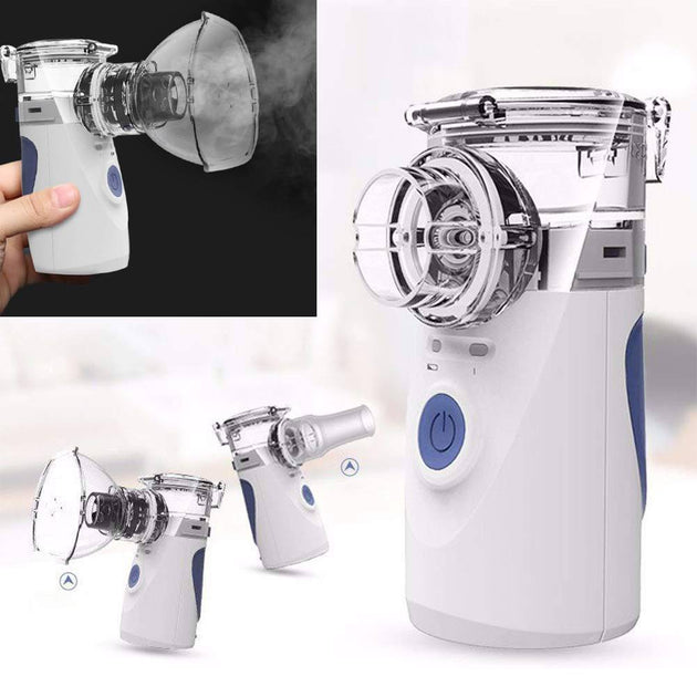 Quick-Relief Portable Ultrasonic Nebulizer - Indigo-Temple