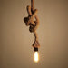 Decorative Retro Vintage Hemp Rope Lamp - Indigo-Temple