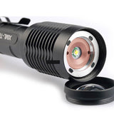 LUX™ CREE XM-L T6 LED 5 mode zoomable Flashlight - Indigo-Temple