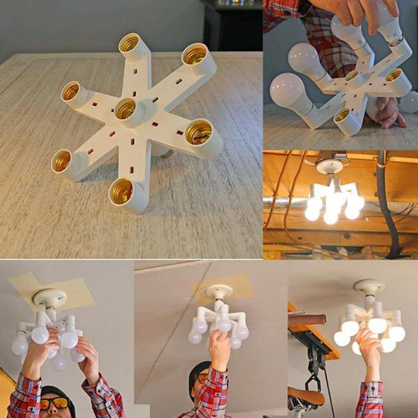MegaLight ™- Light Bulb Splitter/Adapter - Indigo-Temple